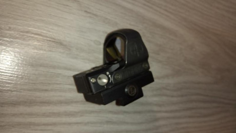 Vendo Leupold Delta Point Pro, con retícula triangular de 7.5 moa.

Esta en perfecto estado, solo se han 00