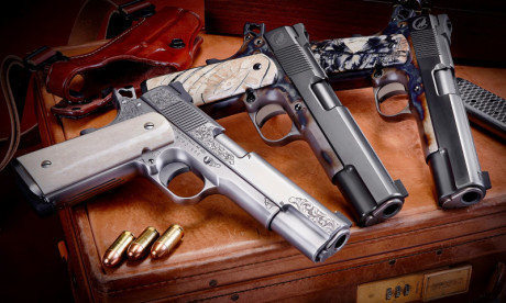 Tengo el capricho de un .45 ACP.
Tiene que ser el mas preciso. Super apto para precision y excelente para 60