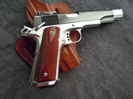 Tengo el capricho de un .45 ACP.
Tiene que ser el mas preciso. Super apto para precision y excelente para 81