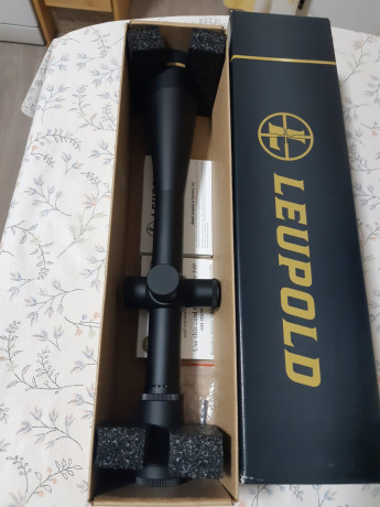 Se vende este magnífico y reconocido visor Leupold competition 45 * 45 en perfectísimo estado apenas uso 02