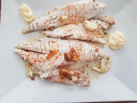 Hoy para comer acelgas hervidas y chuletón de vaca gallega vieja con seis semanas de maduración en cámara 30