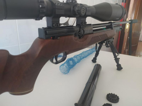 Vendo HW100S 5,5 está a 24J 
Cargador monotiro y 2 multitiro
Cantonera regulable
750€+envío 01