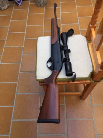 Hola compañeros, dispongo de Rifle Merkel SR1 semiautomático, calibre 8x57JS, visor Meopta 2-12x50 con 02