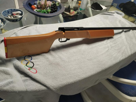 Buenas, vendo esta anschutz match 54, esta en buen estado, esta preparada para mini f class open y br 02