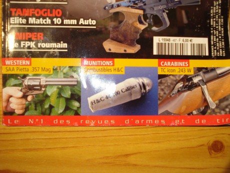 Ha llegado a mis pecadoras manos un ejemplar de esta estupenda revista francesa de armas, municiones y 21