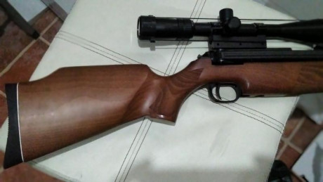 El arma tiene un año completamente nueva ni dos cajas de balines vendo por que estoy en otro  prollecto 50