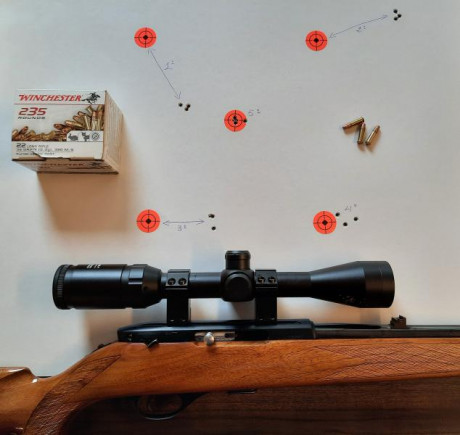 Carabina semiautomática, con selector de tiro a tiro, en perfecto estado y muy precisa.
Esta arma se popularizó 00