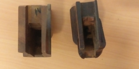 pareja de cachas anatomicas para walther, solo queda la oscura que un compañero me indica que es para 01