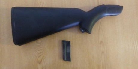 vendo culata para henry survival con 1 cargador, sin cantonera, sin grietas ni golpes, lo que se ve en 02