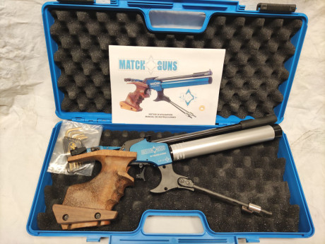 En venta una MatchGun MG1 cal 4,5 estado perfecto
La cacha es talla S
Se encuentra en provincia de Barcelona
 00