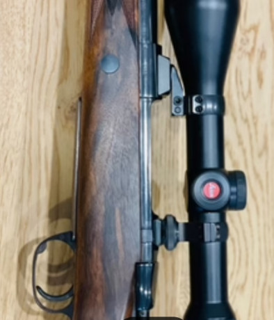 OPORTUNIDAD, Rifle de segunda mano HEYM SR20 338 WinMag, con acción Mauser y culata de nogal turco, con 10