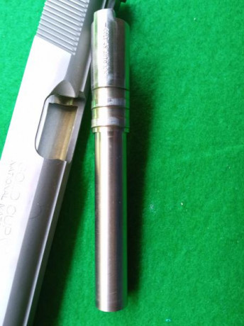 VENDIDA

Vendo:
pistola Colt Gold Cup National Match en acabado inoxidable, de calibre 45 ACP, modelo 10