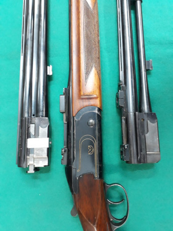 Lo dicho , se vende  rifle express finlandes valmet,   con un juego de cañones de rifle de calibre 7x65 02