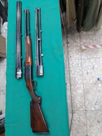 Lo dicho , se vende  rifle express finlandes valmet,   con un juego de cañones de rifle de calibre 7x65 00