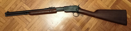 Vendo carabina de corredera Taurus 62 de 22LR
Estado impecable, como nueva. Apenas ha disparado dos cajas.
Cañón 00