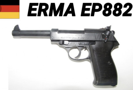 Pistola rema cal 22. A pesar de sus años esta nueva, no tiene más que unos 20 disparos . Único dueño. 02