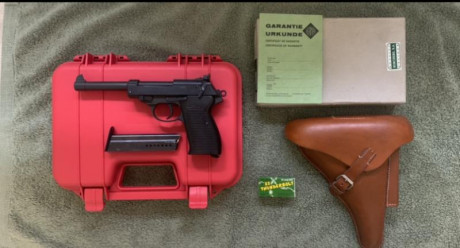 Pistola rema cal 22. A pesar de sus años esta nueva, no tiene más que unos 20 disparos . Único dueño. 00