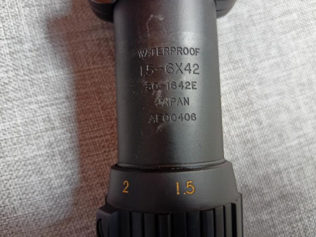 SE vende por no usar visor de batida ,no se habra pegado con el ni 100 tiros en un 308 w, casi todos en 10