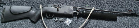 Vendo  carabina Umarex 850 Airmagnum PCPeada y regulada , con capacidad de aire en  botella de 13 onzas 00