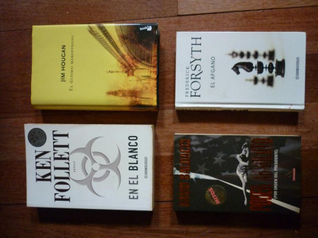 8 libros de espionaje y policiales, best sellers, Ken Follet, Frederick Forsyth, Roberto Saviano, John 01