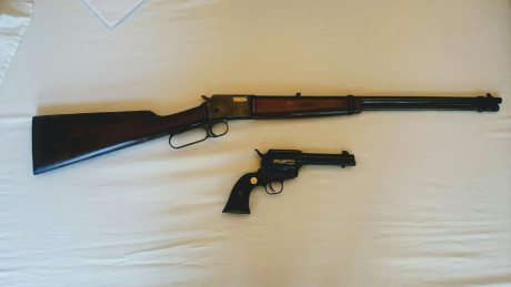 Buenas,

Quiero probar IPSC Minirifle y por ello propongo mi Chiappa 1873 SA (Guiado en F) y mi Browning 00