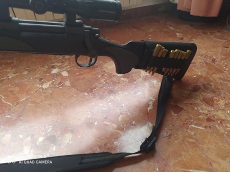 Rifle Remington 700 SPS , calibre 300 wm, de zurdo. Poco usado.
Precio rifle pelado 800 euros.
Opcional:
- 02