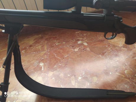 Rifle Remington 700 SPS , calibre 300 wm, de zurdo. Poco usado.
Precio rifle pelado 800 euros.
Opcional:
- 01