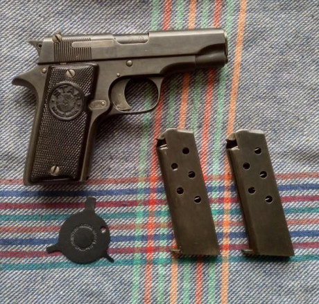 Vendo Star D, calibre 9 corto, con dos cargadores, no da las medidas para la F, solo guiable en A o B.
Precio 80