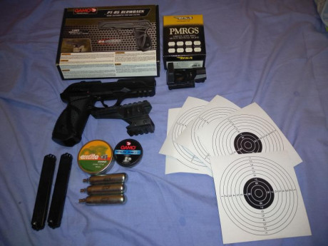 Hola.

VENDIDA CERRAR GRACIAS.

VENDO PISTOLA GAMO PT 85 CON MUCHOS COMPLEMENTOS, POR 77 EUROS EN TOTAL, 00