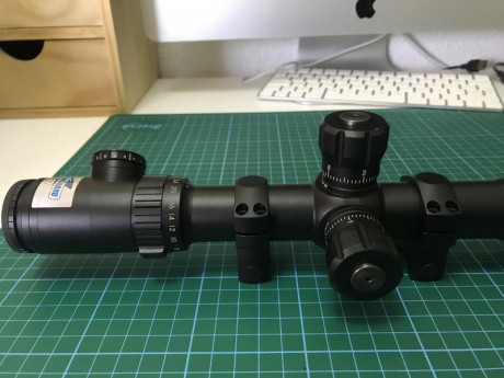 Vendo Bushnell Elite Tactical como nuevo
6-24x50mm FFP
tubo de 30mm
reticula mil-dot iluminada
anillas 01