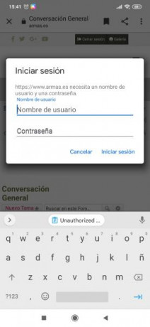 Llevo 2 dias en los que el foro me pide constantemente iniciar sesión estando ya identificado y en el 00