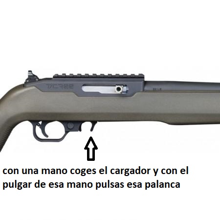 Hola!
¿Alguien tiene instalada esta palanca extendida liberadora del cargador en su Carabina Ruger 10 50