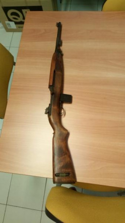 Vendo carabina M-1 calibre 30, semiautomática, arma icónica de la 2ª guerra mundial, guerra de Corea, 00