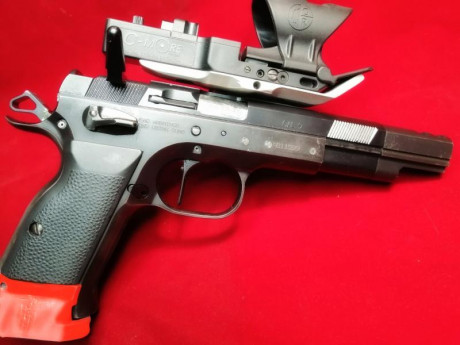   Hola a todos :
Vendo Tanfoglio P19 de open en 9 Pb.
Como podéis ver en las fotos está en muy buen estado 00