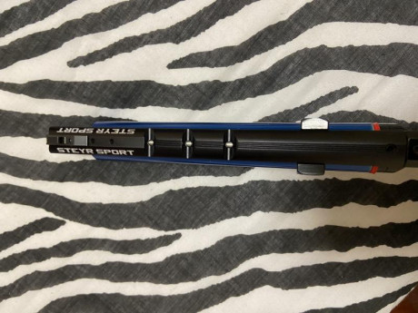Vendo por falta de uso esta Steyr LP Match en muy buen estado, con cubrecañón, contrapesos y compensador 22