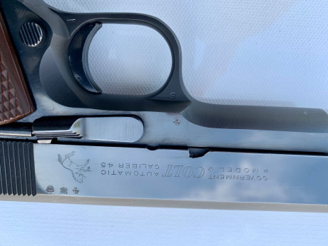Vendo COLT GOVERNMENT, cal. 45 ACP, en PERFECTO ESTADO (con mínimas marca de uso).
Pistola icónica de 20