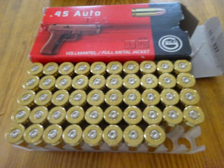Muy buenas,

Vendo lote de vainas del .45 ACP con 1 tiro, pasadas por Tumbler y compuesto por 100 vainas 02