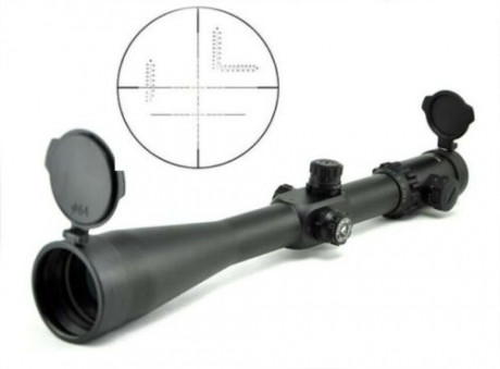 Vendo visor visoonking 10-40×56 reticula iluminada  tubo de 34mm incluyo las anillas que se  venden aparte,usado 20