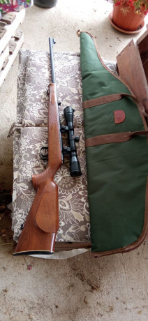 HOLA BUENAS.
pongo a la venta mi carabina del 22lr por no usar
la compre por capricho en las fotos podeis 02