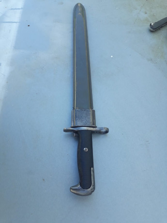 vendo bayoneta modelo largo de la bayoneta utilizada por la marina de los eeuu en la segunda guerra mundial. 00