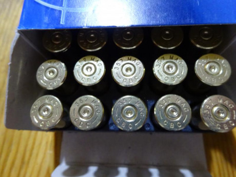 Muy buenas.

Vendidas las 200 vainas marca Magtech (CBC) del calibre .357 con un solo tiro, pasadas por 01