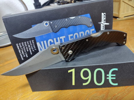 En venta Cold Steele Nigth Force.
Precio 190€ 00