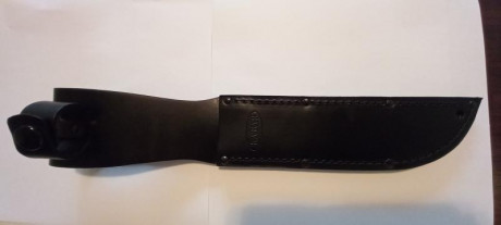 Funda para cuchillo ka bar de piel nueva sin estrenar sin marcas y válida para los modelos de 7 pulgadas. 00