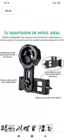 Buenas, alguno teneis o podeis recomendarme un adaptador de estos para acoplar el telefono al visor de 80