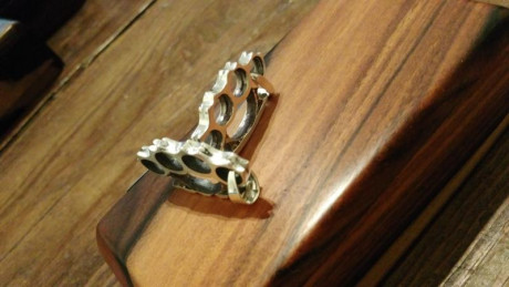 Vendo puños americanos en plata 925 hechos a mano por mi ... Son pequeños para colgantes o lanyers rabizas 42