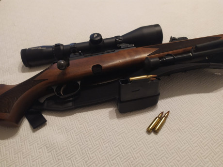 Rifle con monturas rápida appell y visor bsa precio rebajado a 650€ 02