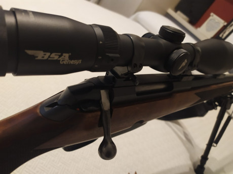 Rifle con monturas rápida appell y visor bsa precio rebajado a 650€ 00