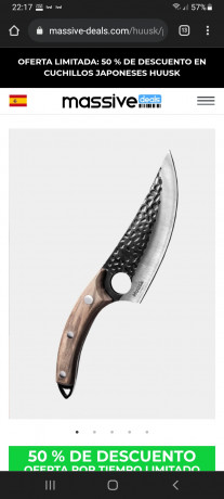 Buenas, ¿qué opinión os merece estos cuchillos marca Huusk?
Estoy pensando en comprar uno.
Os pongo foto 00