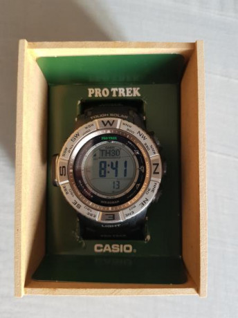 CASIO PRO TREK PRW-3500-1ER. Solar (olvidate de pilas y recargas). Altimetro. Barometro. Brujula. Termometro.Radiocontrolado. 02