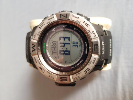 CASIO PRO TREK PRW-3500-1ER. Solar (olvidate de pilas y recargas). Altimetro. Barometro. Brujula. Termometro.Radiocontrolado. 00